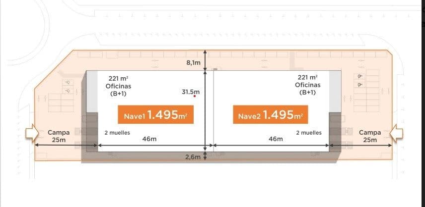 Nave logística en Valdemoro